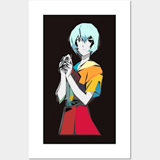 Rei Eclectic Geometric: Original Rendering from Neon Genesis Evangelion Posters and Art